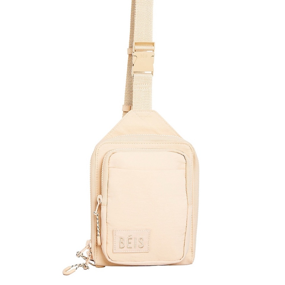 BEIS Cream Crossbody Sling Bag